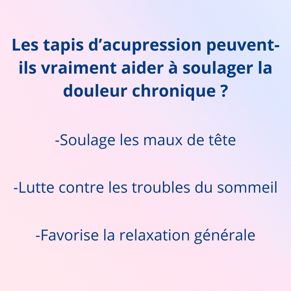 Hartford HealthCare-Les tapis d’acupression peuvent-ils vraiment aider à soulager la douleur chronique ?