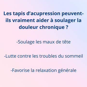 Hartford HealthCare-Les tapis d’acupression peuvent-ils vraiment aider à soulager la douleur chronique ?
